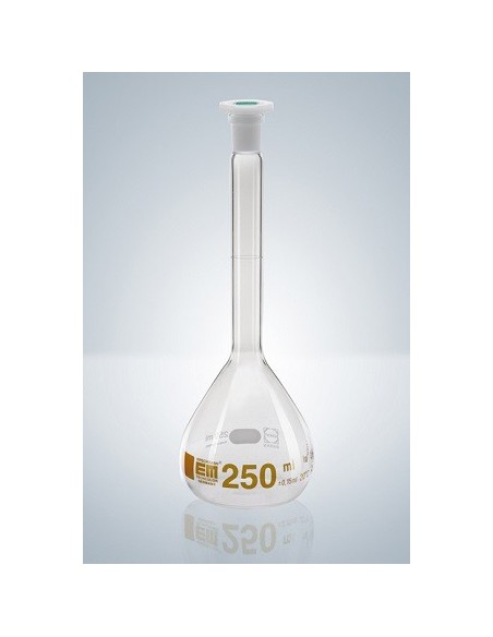 Kolba miarowa 20 ml Duran klasa A Certyfikat korek PE NS 10/19