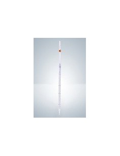 Messpipette AS 1:0,1 ml AR-Glas KB völliger Ablauf blau