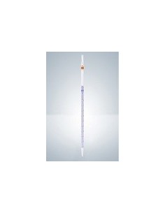 Messpipette AS 5:0,1 ml AR-Glas KB völliger Ablauf blau