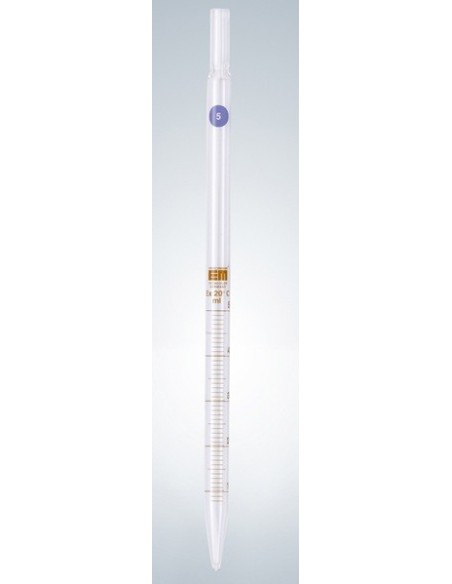 Messpipette 1:0,1 ml AR-Glas für Gewebekultur völliger Ablauf