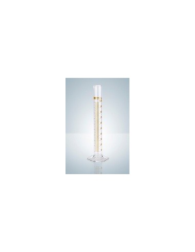 Measuring cylinder 2000 ml Duran stain amber graduation