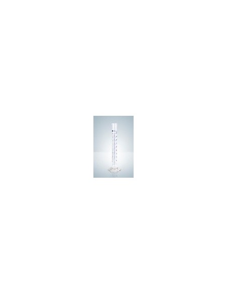 Messzylinder 10 ml Duran Klasse B Strichteilung blau graduiert