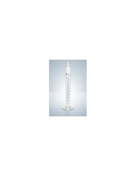 Cylinder do mieszania klasy B 10 ml korek z tw. niebieska