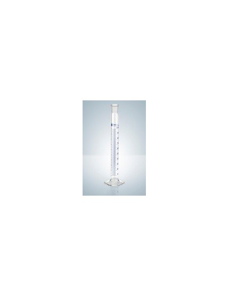 Mischzylinder 100 ml Duran Klasse B Polystopfen Strichteilung