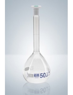 Volumetric flask 10 ml Duran class A CC stopper PE NS 10/19