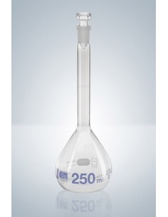 Messkolben 100 ml Duran Klasse A KB Glasstopfen NS 14/23