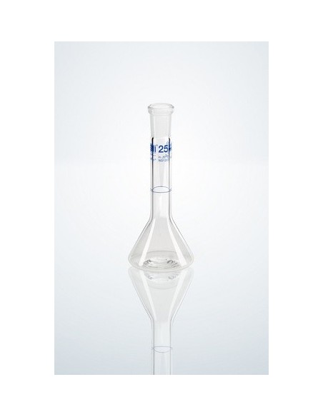 Kolba miarowa 2 ml Duran klasa A Certyfikat Korek PE NS 7/16