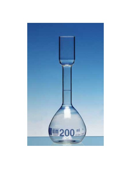 Volumetric flask acc. to Kohlrausch 200 ml Duran CC sugar