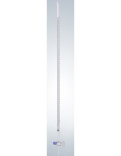 Burette 10:0,02 ml Duran class B straight glass stopock black