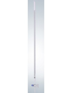 Burette 50:0,1 ml Duran class B straight glass stopock black