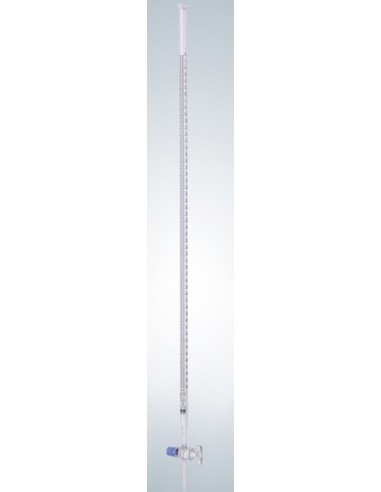 Burette 50:0,1 ml Duran class B straight glass stopock black