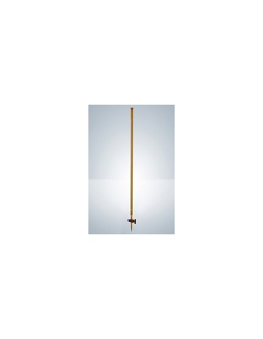 Burette 10:0,02 ml Duran class B amber straight glass stopcock