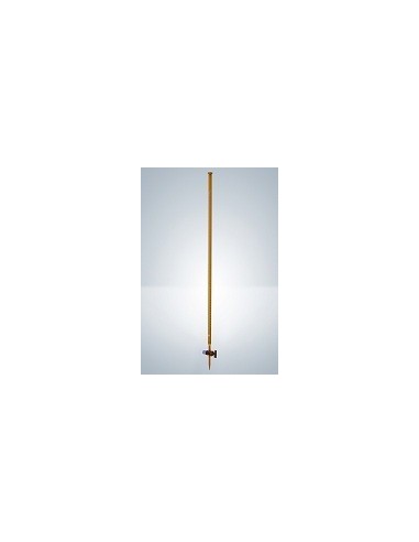 Burette 25:0,05 ml Duran class B amber straight glass stopcock