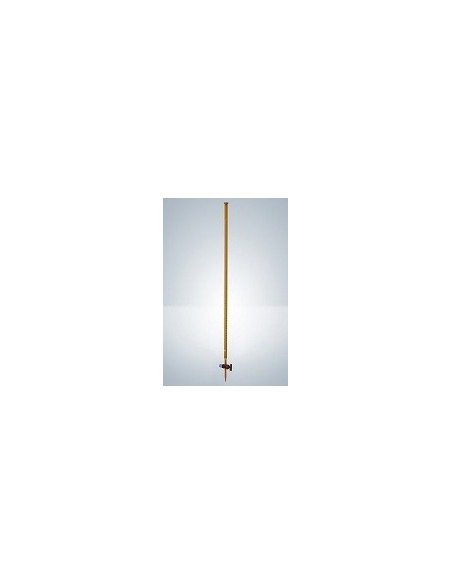 Burette 25:0,05 ml Duran class B amber straight glass stopcock