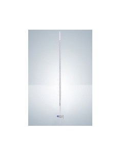 Burette 10:0,02 ml Duran class AS straight glass Stopcock black