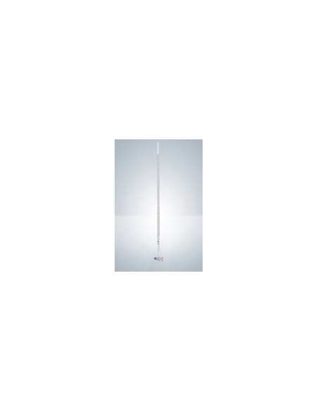 Burette 10:0,02 ml Duran class AS straight glass Stopcock black