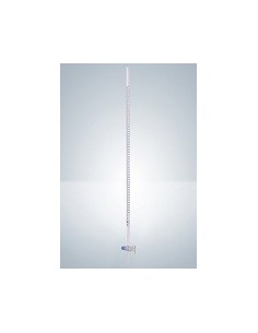 Burette 25:0,05 ml Duran class AS straight glass Stopcock black
