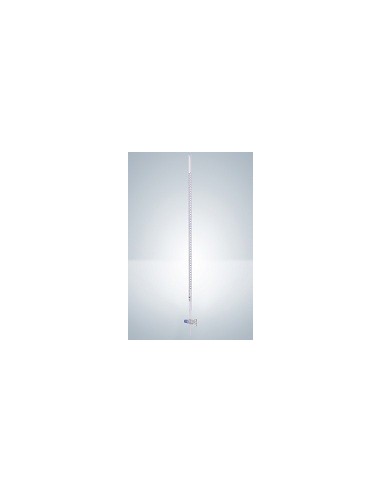 Burette 50:0,1 ml Duran class AS straight glass Stopcock black