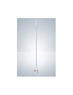 Bürette 10:0,02 ml Duran AS gerader Glashahn mit PTFE-Küken