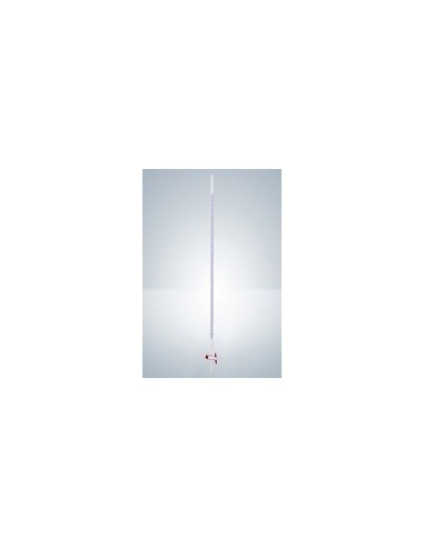 Burette AS 25:0,05 ml Duran straight glass stopcock PTFE key