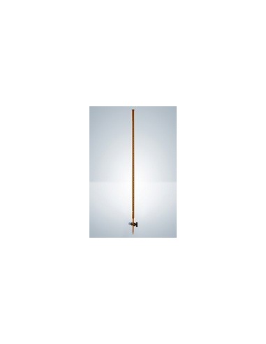 Burette 10:0,02 ml Duran class AS amber straight glass stopcock
