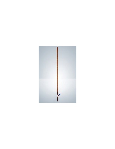 Bürette 50:0,1 ml Duran AS amber straight glass stopcock PTFE