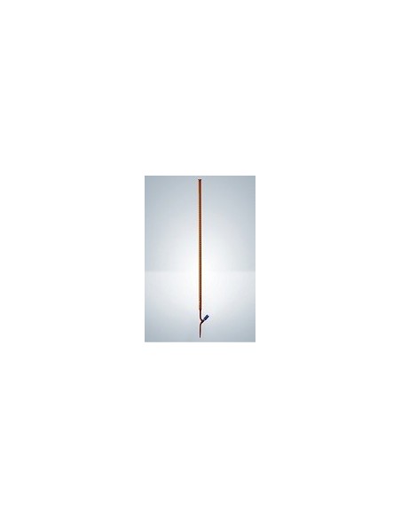 Bürette 50:0,1 ml Duran AS amber straight glass stopcock PTFE