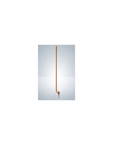 Burette 10:0,02 ml Duran amber class B lateral glass stopcock