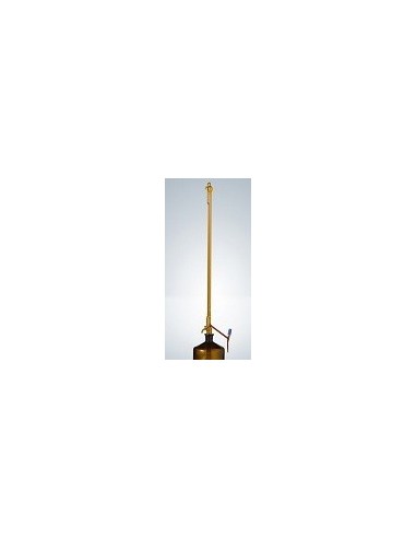 Autom. burette Pellet 25:0,05 ml amber lateral stopcock PTFE