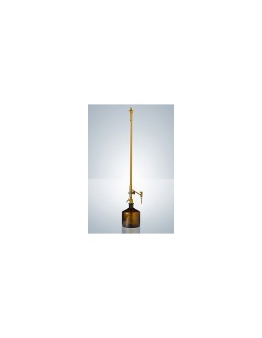 Automatic burette Pellet 25 ml amber with intermediate stopcock