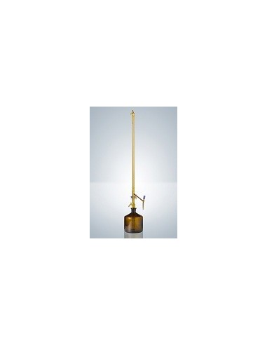 Burette Pellet 10:0,02 ml AS CC amber spindle of PTFE