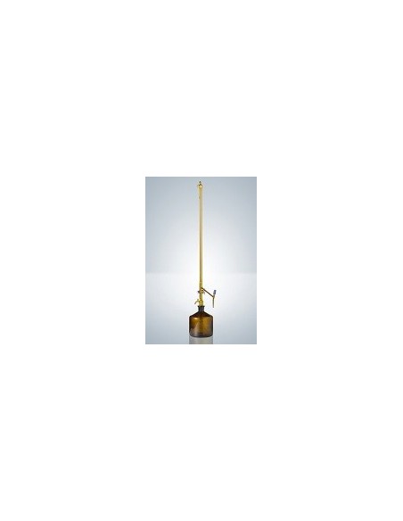 Burette Pellet 25:0,05 ml AS CC amber spindle of PTFE
