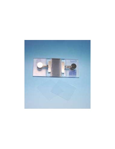 Zählkammer nach Thoma-neu helllinig mit Federklemmen Tiefe 0,1