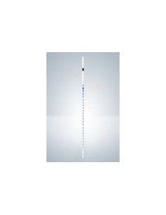 Graduated pipette AS 1:0,1 ml AR-glass CC zero in tip blue