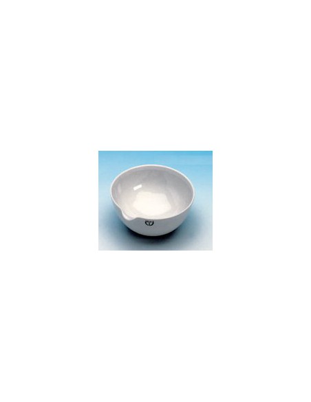 Evaporating basin 250 ml Ø 125 mm spout glazed without base