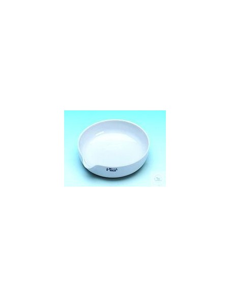 Evaporating basin 100 ml Ø 100 mm pout glazed shallow form