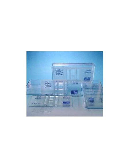 Komora zliczeniowa wg Neubauer ciemne linie głębokość 0,1 mm CE