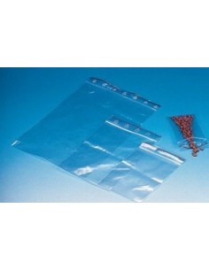 Sample bag 60x130 mm PE 50 with closure pack 100 pcs.