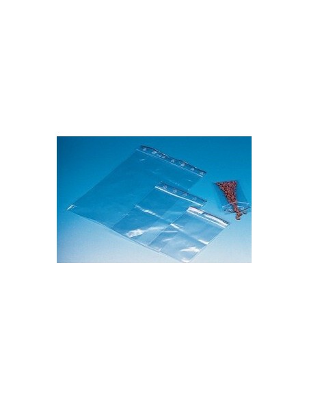 Sample bag 60x130 mm PE 50 with closure pack 100 pcs.
