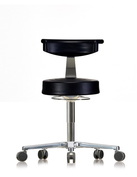 Stool with castors WS3920 GMP Classic seat with Soft-PU 510-660