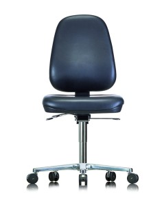 Reinraumstuhl mit Rollen WS 1720 RR ESD Classic Sitz und Lehne