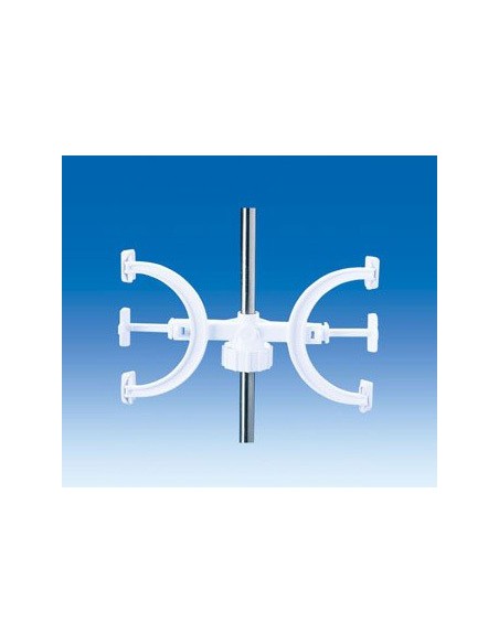 Bürettenhalter PP für 2 Büretten VE 5 Stck.