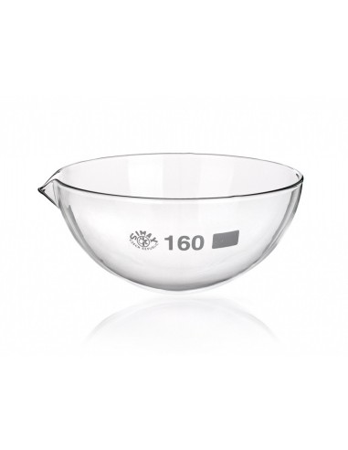 Abdampfschale 15 ml Borosilikatglas 3.3 Ausguss runder Boden VE