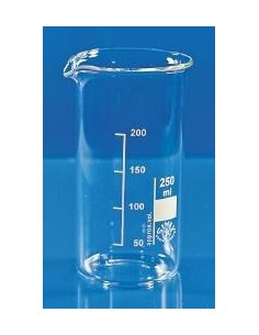 Beaker 100 ml borosilicate glass 3.3 tall form graduation with