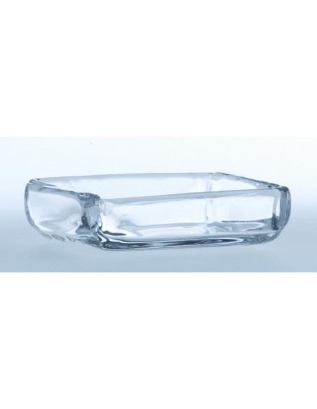 Veraschungskästchen Quarzglas LxBxH. 50x40x15 mm