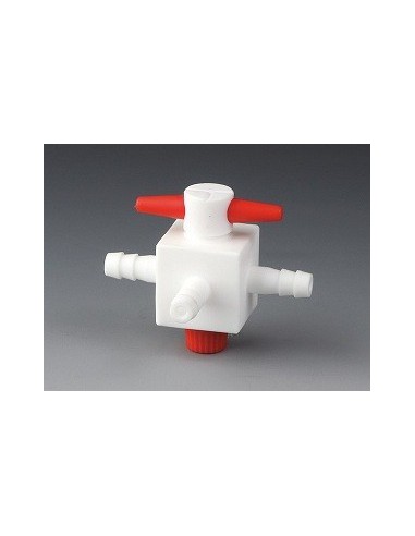 Kurek stożkowy PTFE o średnicy zewn. tulejki Ø 6,8 mm 3-drożny