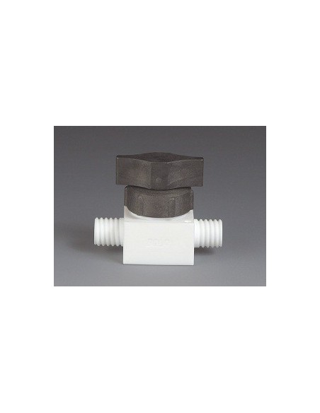 GL Ball Valve PTFE GL 25 Ø 8 mm 2 Way straight bore
