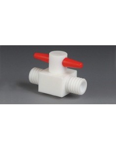 GL 2 -Way Stopcock PTFE GL25 Bore shape stopcock 8 mm straight