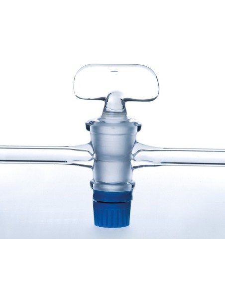 Einweg-Kegel-Hahn Quarzglas Nenngröße 10 Bohrung 10,0+-0,5 mm