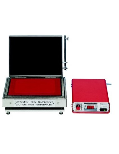 Hochtemperatur-Heizplatte aus TITAN bis 600°C ohne Regler ohne